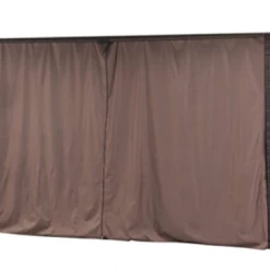 Gazebo Parts Direct Original Replacement Curtain For Riviera Gazebo (10X12 Ft) L-GZ815PST Sold At BigLots, Khaki