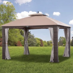 Gazebo Parts Direct Replacement Canopy For The Augusta Gazebo L-GZ659PST - Standard 350 - Beige