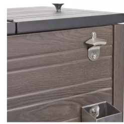 Gazebo Parts Direct Catalog Wood Look 60-Quart Outdoor Rolling Cooler