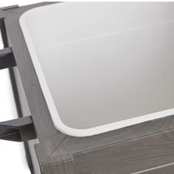 Gazebo Parts Direct Catalog Wood Look 60-Quart Outdoor Rolling Cooler