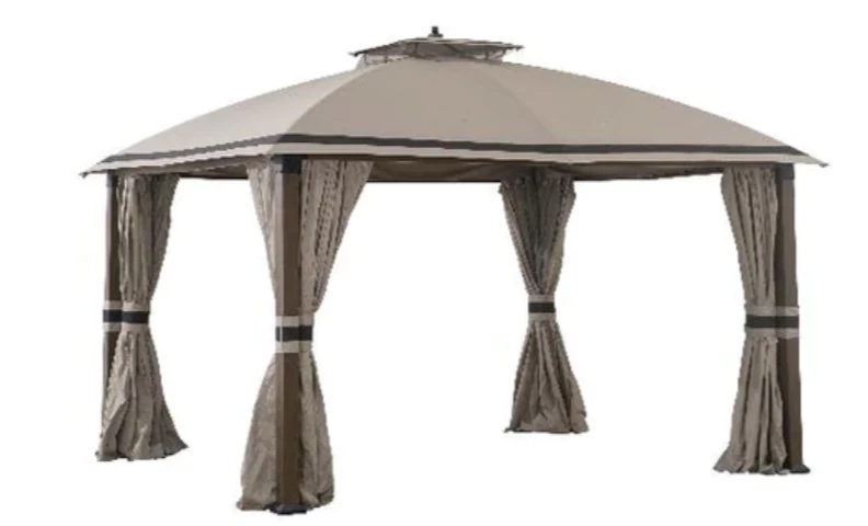 Gazebo Parts Direct Catalog Light Gray Replacement Canopy For Broyhill Eagle Brooke Soft Top Gazebo A101007600 Sold At BigLots