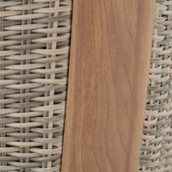 Gazebo Parts Direct Catalog Outdoor Patio Propane Burning Brown All-weather Wicker Fire Pit Table