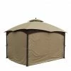 10 X12 Lowes Allen And Roth OEM GF12S004B Full Set Gazebo Curtains 4 Sides Lowe’s 510327