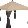 Gazebo Parts Direct Replacement Canopy Top Cover For Garden Treasures S-1210GZN 10' X 12' Gazebo - RipLock 500 Catalog