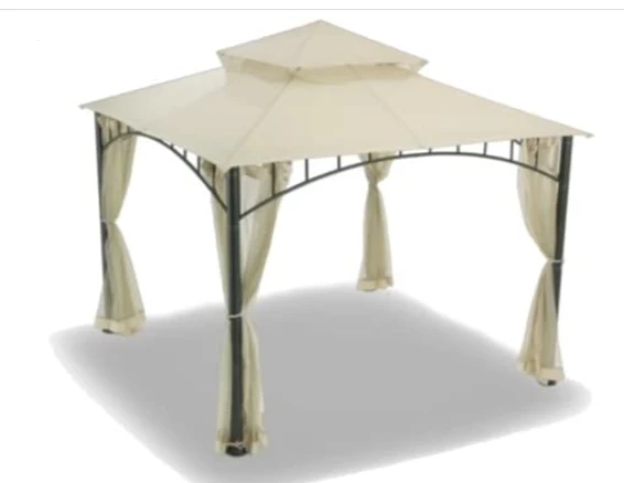 Gazebo Parts Direct Catalog Replacement Canopy Top Cover For Summer Veranda Gazebo L-GZ093PST - Riplock 350 - Beige
