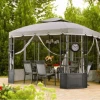 Gazebo Parts Direct Beige Replacement Canopy For Bay Window Gazebo (10X12 Ft) L-GZ120PST-2 Sold At Sears US Catalog