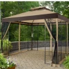 Gazebo Parts Direct Dark Brown Replacement Canopy For Winslow Gazebo (10X10 Ft) L-GZ038PST-3A1 Sold At Sears&Kmart SUNJOYGROUP
