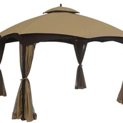 Gazebo Parts Direct Lowes Allen And Roth 10 X 12 Premium Rip Lock 350 Gazebo Canopy New G-12S004B-1/GF12S004BTO STOCK UP FLASH SALE ONE DAY ONLY