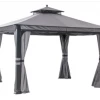 Gazebo Parts Direct Catalog Shadow Creek Gray Replacement Curtain Set (10X12 Ft) L-GZ1140PST-G