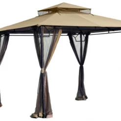 Gazebo Parts Direct Bamboo Look Gazebo Replacement Canopy L-GZ136PST - RIPLOCK 350