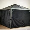 Gazebo Parts Direct UNIVERSAL 10 X 10 CURTAIN BLACK WITH ZIPPERS Catalog