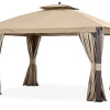 Gazebo Parts Direct Catalog Mosquito Netting For The Shadow Creek Gazebo 10x12 - Beige L-GZ1140PST