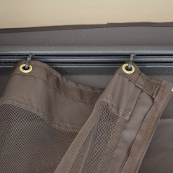 Gazebo Parts Direct Plastic Slide J Hooks For Gazebo Curtains/Mosquito Netting/The Track Of Lowe's Allen Roth #GF-12S004B,TPGAZ1-002 Gazebo - Quantity Of 36