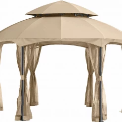 Gazebo Parts Direct Catalog Replacement Mosquito Netting Screen For The Heritage Dome Gazebo - Beige