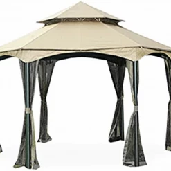 Gazebo Parts Direct Catalog Replacement Canopy For The Southbay Hexagon Gazebo - Standard 350 - Beige