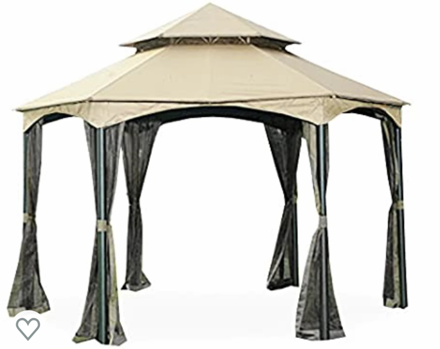 Gazebo Parts Direct Catalog Replacement Canopy For The Southbay Hexagon Gazebo - Standard 350 - Beige