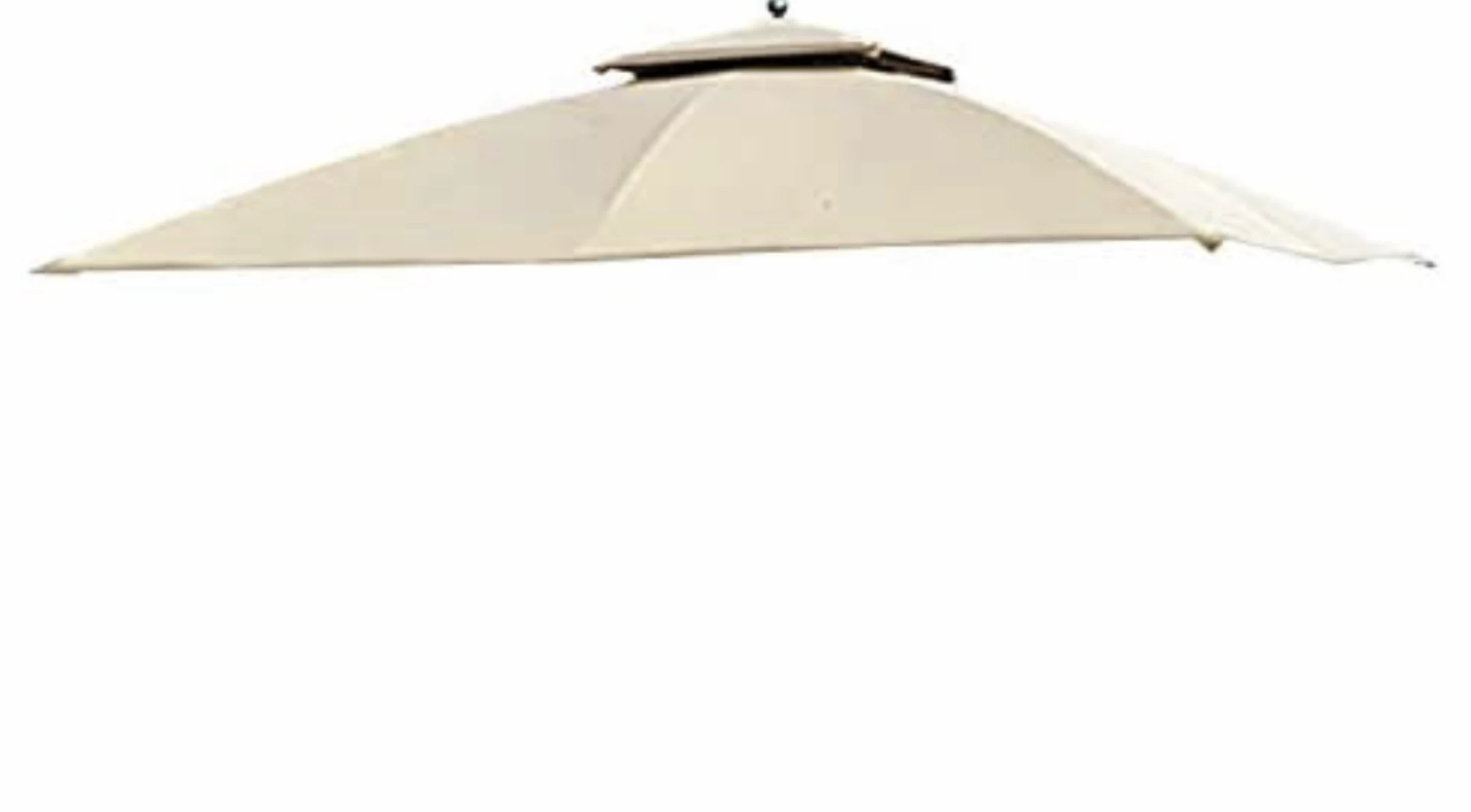 Gazebo Parts Direct Catalog Windsor Original Replacement L-GZ717PST-C 10x12 Canopy For Windsor Sold At Big Lots Beige