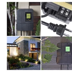 Gazebo Parts Direct Home GL33124 12V 120W Low Voltage Landscape Lighting Transformer With Dusk-to-Dawn Timer