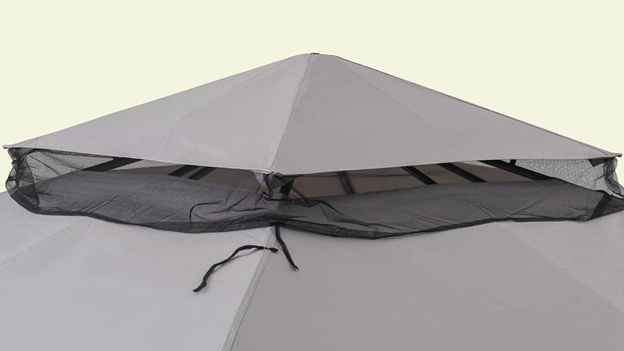 Gazebo Parts Direct Sunjoy Original Replacement Canopy For A+R Easy Up Gazebo (10X12 Ft) L-GZ472PST-I Sold At Lowe's, Light Grey Catalog