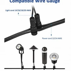 Gazebo Parts Direct Low Voltage Fastlock Landscape Lights Cable Connector 12-14 Gauge Wire (8 Pack) Catalog