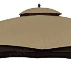 Gazebo Parts Direct Catalog Lowes Allen And Roth 10 X 12 Gazebo Refresh Bundle Canopy,Bug Screen,Curtain All In One Package