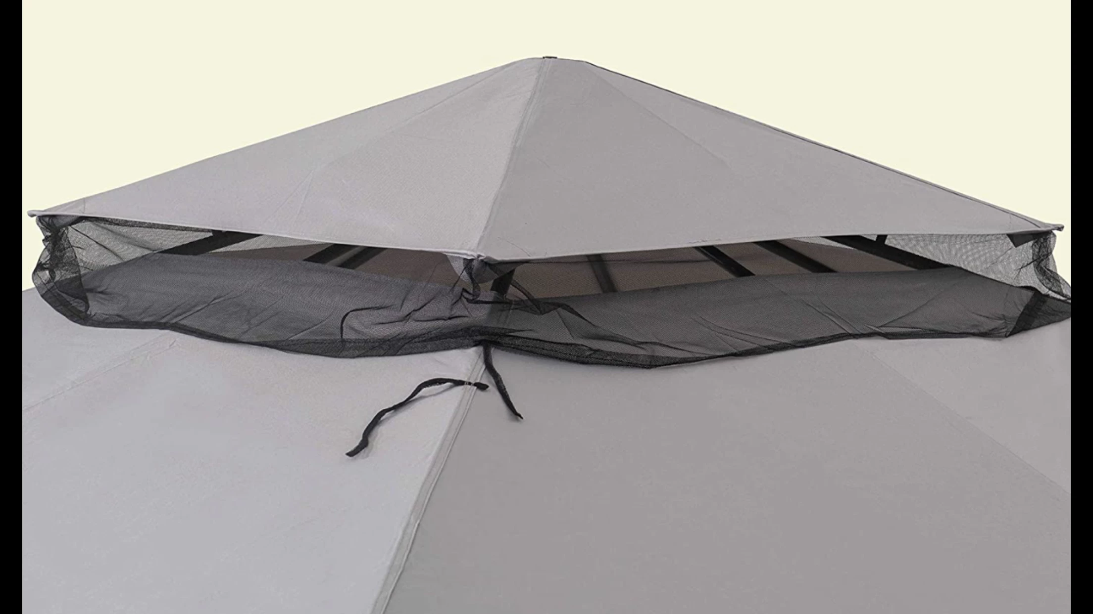 Gazebo Parts Direct Original Replacement Canopy For Allen+Roth Easy Up Gazebo (10X12 Ft) L-GZ472PST-I Sold At Lowe's, Light Grey Catalog