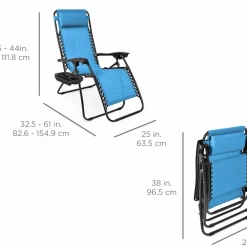Gazebo Parts Direct Copy Of Set Of Two Adjustable Zero Gravity Lounge Chair Recliners For Patio, Pool W/Cup Holders - Catalog