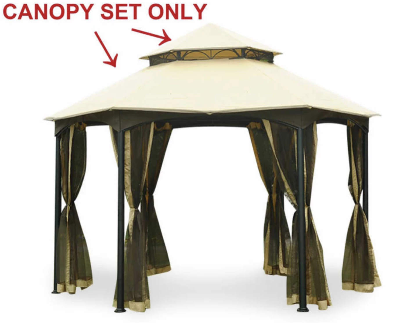 Gazebo Parts Direct South Bay Replacement Canopy Big Lots A111005500 Original Manufacturer Catalog