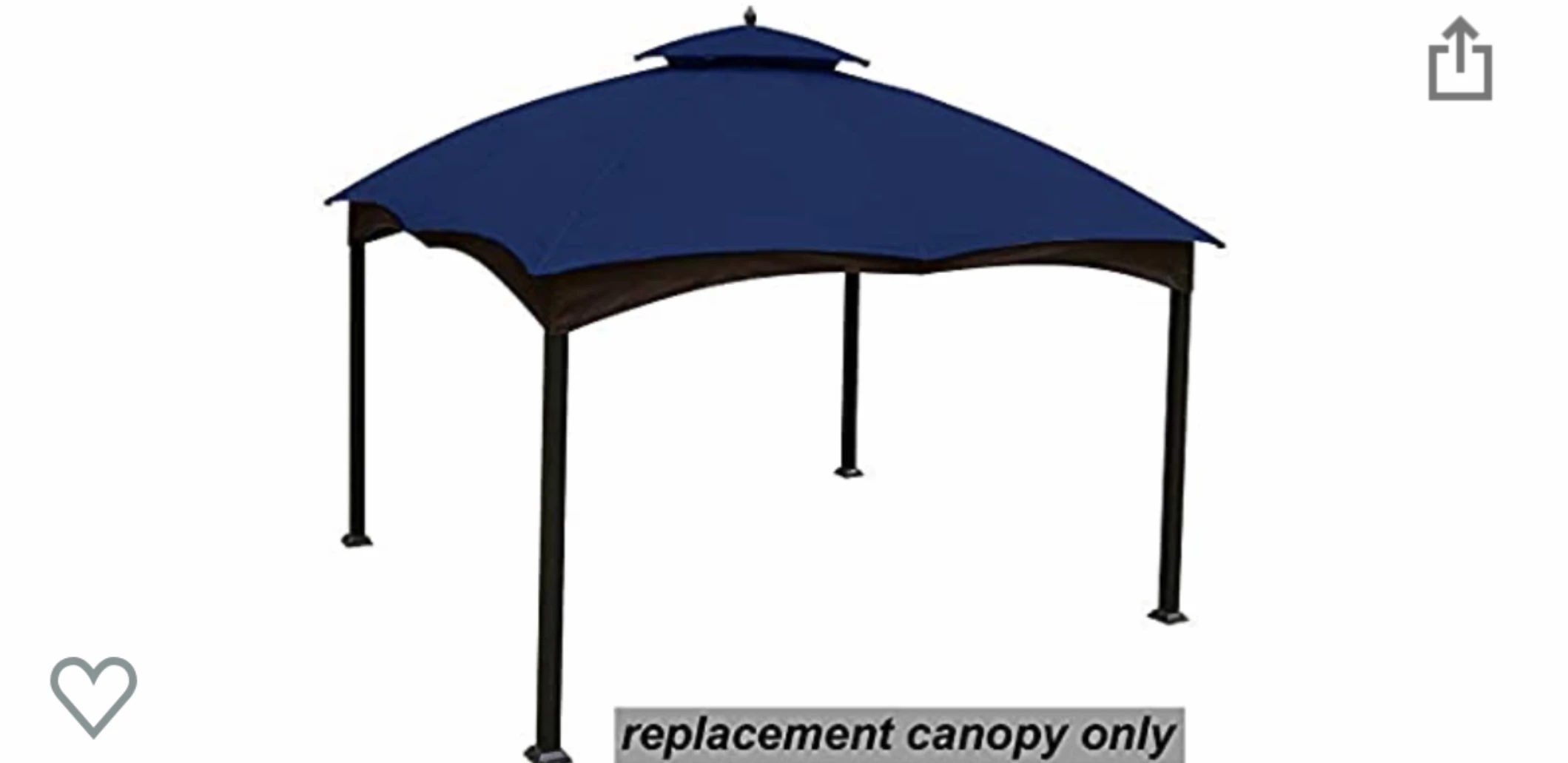 Gazebo Parts Direct Navy Lowes Allen And Roth10 X 12 Gazebo Canopy New G-12S004B-1/GF-12S004BT