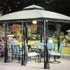 Gazebo Parts Direct Catalog Original Replacement Canopy For Somerset Gazebo (10X12 Ft) L-GZ212PCO-B Sold At BigLots, Dark Grey