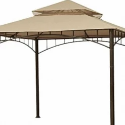 Gazebo Parts Direct Madaga Gazebo Replacement Canopy Roof For Madaga Gazebo L-GZ136PST (Beige)