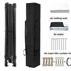 Gazebo Parts Direct 13'x13' Gazebo Tent Outdoor Pop Up Gazebo Canopy Shelter With Mosquito Netting (White)