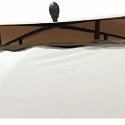 Gazebo Parts Direct Sonoma Replacement Canopy For The Sonoma Riviera 10x12 Wicker Gazebo L-GZ815PST- Standard 350 - Beige Catalog