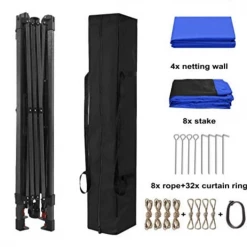 Gazebo Parts Direct Catalog 13'x13' Gazebo Tent Outdoor Pop Up Gazebo Canopy Shelter With Mosquito Netting (Blue)