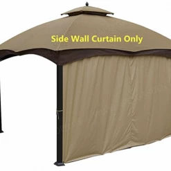 Gazebo Parts Direct Universal 12-ft Privacy Panel Curtain/Side Wall Sunshade (One Side Only)