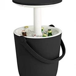 Gazebo Parts Direct Go Bar 4.2 Gallon With Handle And Pop Up Outdoor Table Perfect For Your Patio Teal