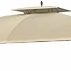 Gazebo Parts Direct Sonoma Replacement Canopy For The Sonoma Riviera 10x12 Wicker Gazebo L-GZ815PST- Standard 350 - Beige Catalog