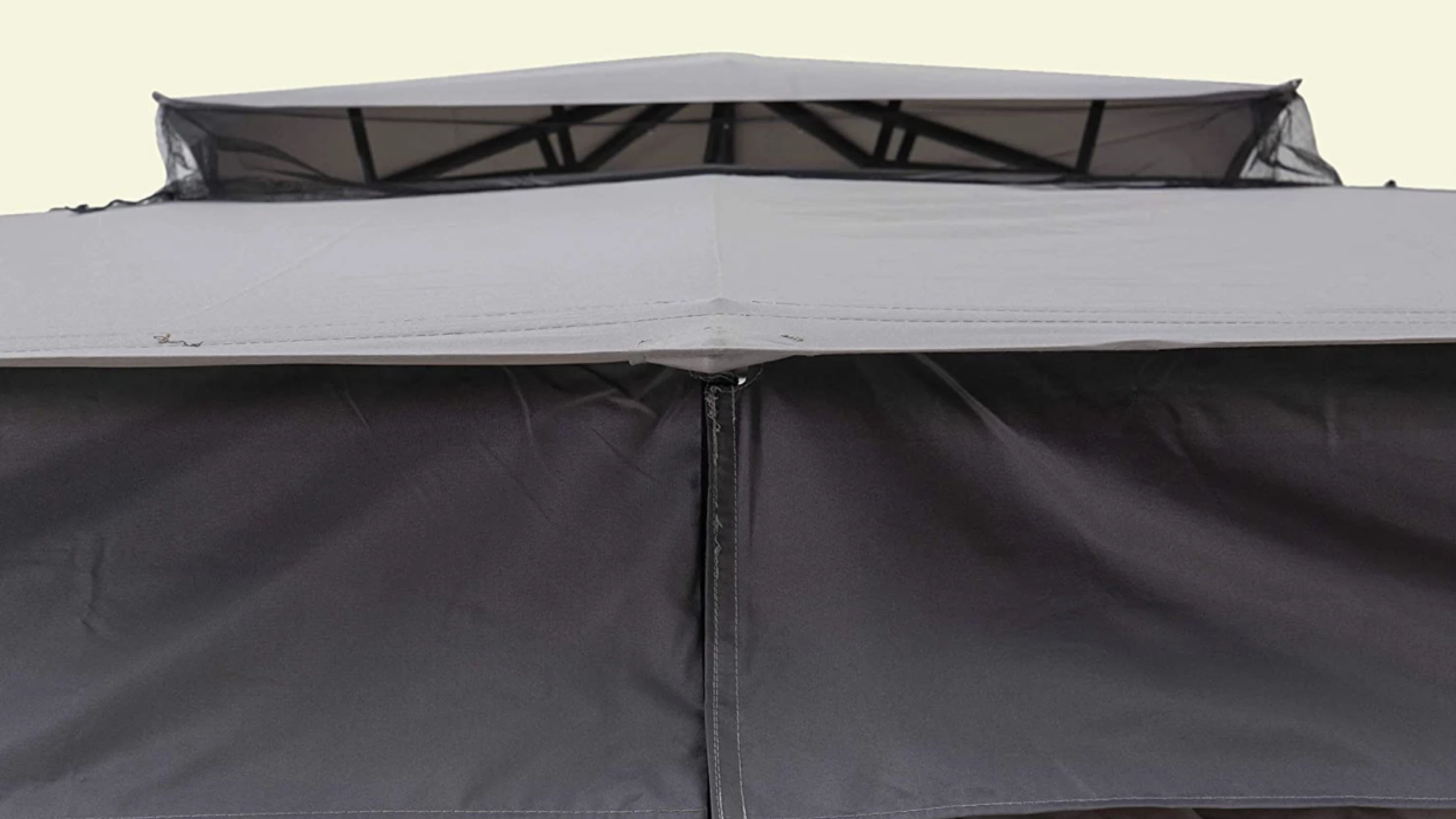 Gazebo Parts Direct Original Replacement Canopy For Allen+Roth Easy Up Gazebo (10X12 Ft) L-GZ472PST-I Sold At Lowe's, Light Grey Catalog