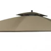 Gazebo Parts Direct Windsor Original Replacement L-GZ717PST-C 10x12 Canopy For Windsor Sold At Big Lots Khaki Catalog