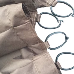 Gazebo Parts Direct Catalog Lowes Allen & Roth 4 Poles Brown Corner Curtain Set For Lowe's 10' X 12' Gazebo Model #GF-12S004BTO / GF-12S004B-1 (Corner Curtains Only)