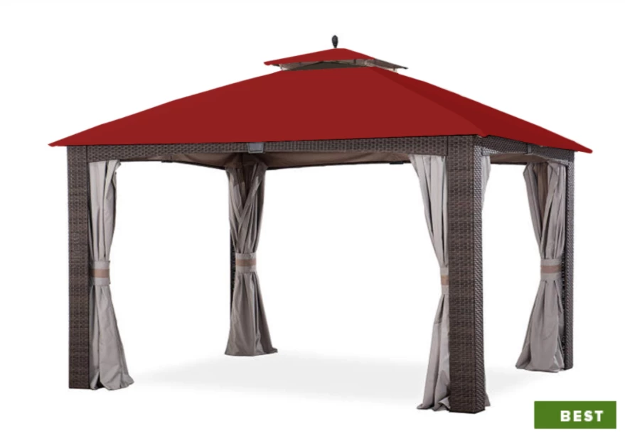 Gazebo Parts Direct Catalog Replacement Canopy Riplock 350 For The Augusta Gazebo L-GZ1190PST - RED