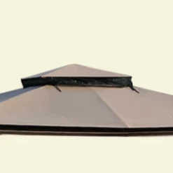 Gazebo Parts Direct Sunjoy Light Brown Replacement Canopy For Regency II Gazebo (10x12 FT) L-GZ798PST Sold At OSJ