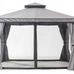 Gazebo Parts Direct Catalog Shadow Creek Black Replacement Mosquito Netting For Soft Top Gazebo (10X12) L-GZ1140PST-C1