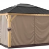 Gazebo Parts Direct Sunjoy Universal Curtains For 11 Ft. ×13 Ft. Wood-Framed Gazebos Catalog