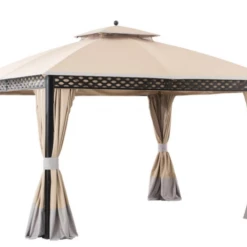 Gazebo Parts Direct Catalog Replacement Canopy And Netting For Oakmont Gazebo Model L-GZ1188PST-A