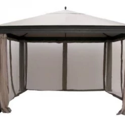 Gazebo Parts Direct Catalog Replacement Canopy Top Cover For Tiverton Series 3 Gazebo - Riplock 350 - Beige